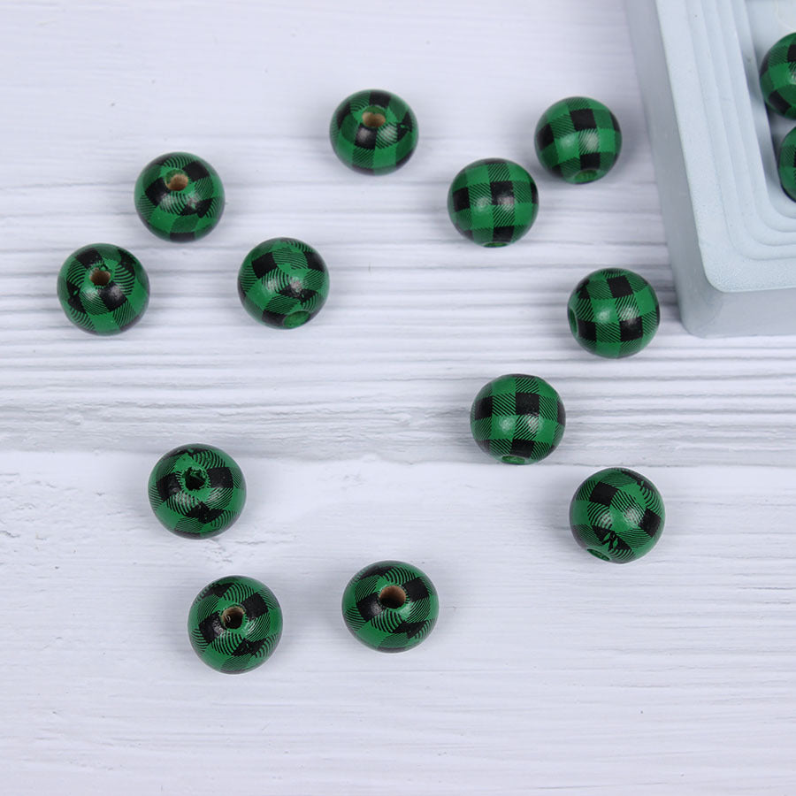 2 piezas al por mayor de 16 mm de color cuadrado de madera de color cuadrado